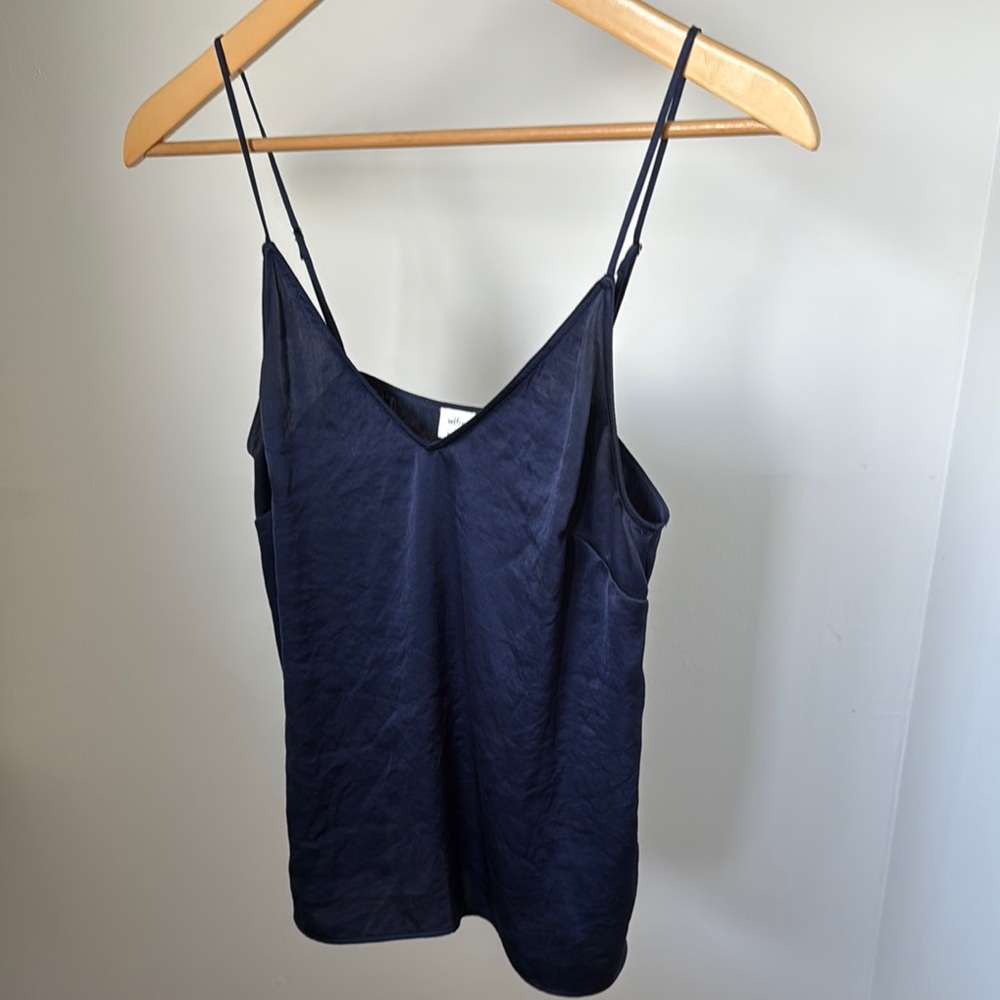 Elegant Navy Blue Women's Camisole Top
